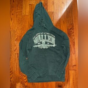 Morgan Wallen 'One Night At A Time' Tour hoodie forest green